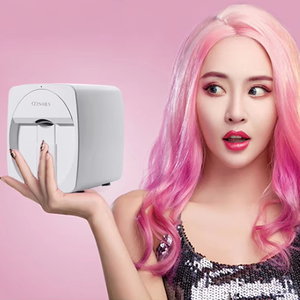 Mobile Nail Printer M1 3d Automatic Printer Manicure Digital Nails and Flower Printer With Gel and Cartridge - Product Image 1