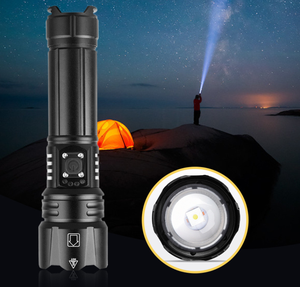 Đèn pin chiến thuật thể thao T6 COB LED siêu sáng với logo laser độ sáng cao, tầm xa và hiệu suất phát sáng cao - Product Image 1