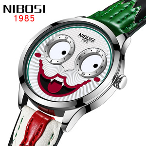 Montre pour homme Clown russe de marque - Mode européenne et américaine, montre-bracelet à quartz tendance, vente en gros d'usine - Product Image 1