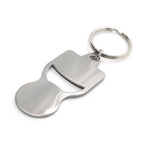 1 EURO Printing <b>Keychain</b> with Epoxy Coating Company Exhibition Giveaways <b>Keychain</b> for Shopping Cart Coin Key - Product Image 5