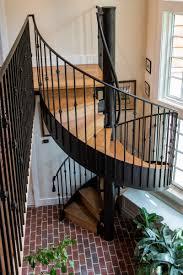 Escalera Espiral Tradicional para Interiores y <span class=keywords><strong>Exteriores</strong></span>, Escalera Central con Barandilla <span class=keywords><strong>de</strong></span> Acero y Peldaños <span class=keywords><strong>de</strong></span> Madera - Product Image 2
