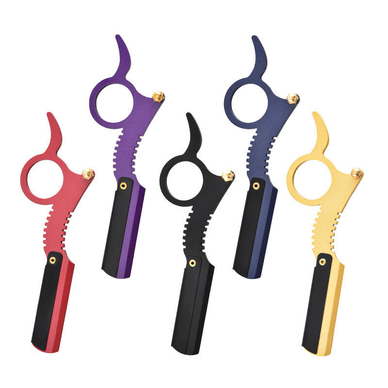 Single-finger razor - blue