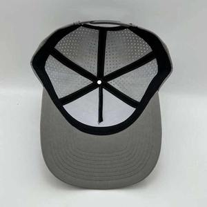 Custom Silicone Logo Golf <b>Hat</b> <b>For</b> <b>Men</b> 5 Panel Cap From Vietnam <b>Hat</b> Manufacturer <b>Waterproof</b> Baseball Cap Laser Cut Hole Rope - Product Image 5