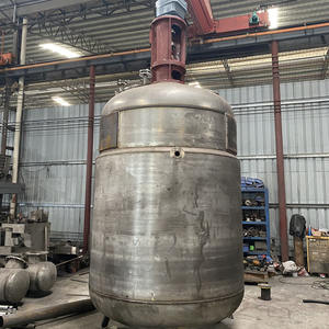Réservoir de réacteur à double enveloppe 316 en acier inoxydable, réservoir de mélange, réacteur à agitation - Product Image 5
