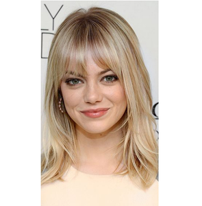 Toupet de cheveux humains pour les femmes vierge européenne pièce de cheveux humains dégradé blonde couleur machine base toupet pour les femmes cheveux longs - Product Image 1