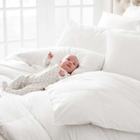 Lit Oreillers en plumes de canard 50x70 cm Ferme Luxe Hôtel Blanc Coton Taie d'oreiller Rembourrage en duvet Hôtel Oreiller pour le sommeil