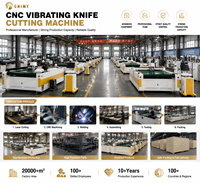 Cutter à lame vibrante CNC industriel haute précision pour matériaux non métalliques flexibles
