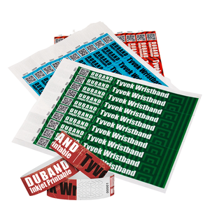 Pulseras de Identificación Tyvek Impresas Personalizadas, Resistentes al Agua y a Desgarros, con Adhesivo a Prueba de Manipulación, Número de Serie, Impresión Digital Teñida - Product Image 1