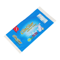 Emballage personnalisé imprimé en héliogravure pour lingettes humides, serviettes hygiéniques, tampons, sac à soufflet latéral à scellage arrière