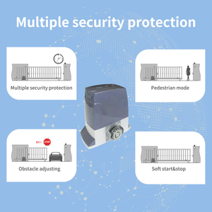 Ce Heavy Duty 1500kg cổng động cơ cửa trượt mở mùa xuân hoặc từ giới hạn cửa tự động nhà điều hành gần hơn với pin dự phòng - Product Image 6