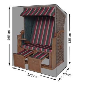 Taille personnalisée Extérieur Plage Portable Chaise Longue <span class=keywords><strong>Couverture</strong></span> Strandkorb Étanche Mobilier Extérieur <span class=keywords><strong>Couverture</strong></span> - Product Image 2