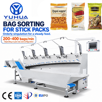 YH Petite trieuse automatique de sachets en plastique pour snacks, noix et cacahuètes, machine d'emballage pour le tri des sachets désordonnés