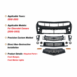 Kit de conversion de pare-chocs avant style ZL1 pour Chevrolet <span class=keywords><strong>Camaro</strong></span> <span class=keywords><strong>2010</strong></span> 2011 2012 2013 2014 2015, en PP, mise à niveau de version basse à haute - Product Image 2