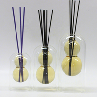 Nouvelle tendance, diffuseur de parfum en verre borosilicate à double paroi transparent, fond creux, pour la décoration de la maison