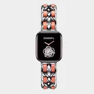 Correa de aleación de estilo de marca y material de PU para correa de reloj Apple 38/40mm - Product Image 5