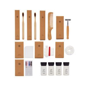 Fournitures pour hôtels, kit de toilette pour salle de bains, brosse à dents, dentifrice, <span class=keywords><strong>savon</strong></span>, shampoing - Product Image 1