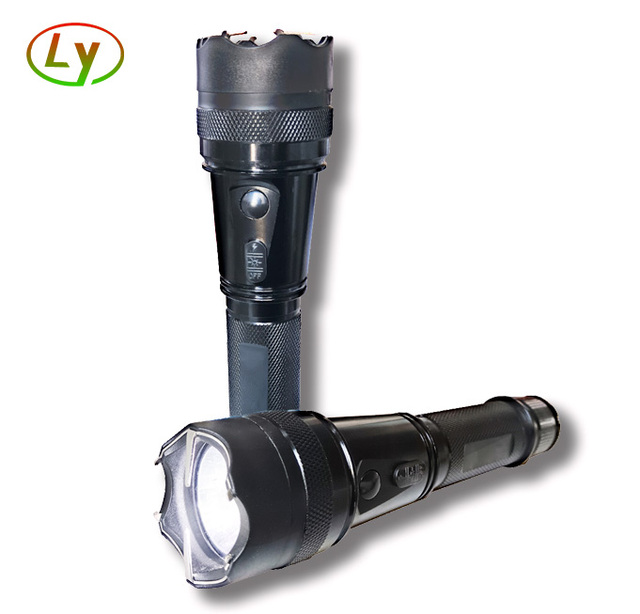 Wilderness Adventure Camping High-Power 1000 Lumen LED Tactical Flashlight PVC Body Aluminum Waterproof Self-Protection