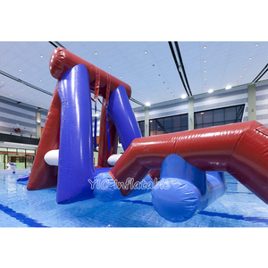 Carrera de obstáculos de agua flotante inflable a la venta para <span class=keywords><strong>piscina</strong></span> <span class=keywords><strong>con</strong></span> soplador incluido para <span class=keywords><strong>parques</strong></span> acuáticos y recreación - Product Image 5