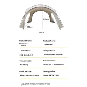 Dome <b>Canopy</b> <b>Tent</b> Four-Season Camouflage Portable Outdoor Sun Protection Camping Gear Extra Large Sunshade Shelter Windproof - Product Image 5