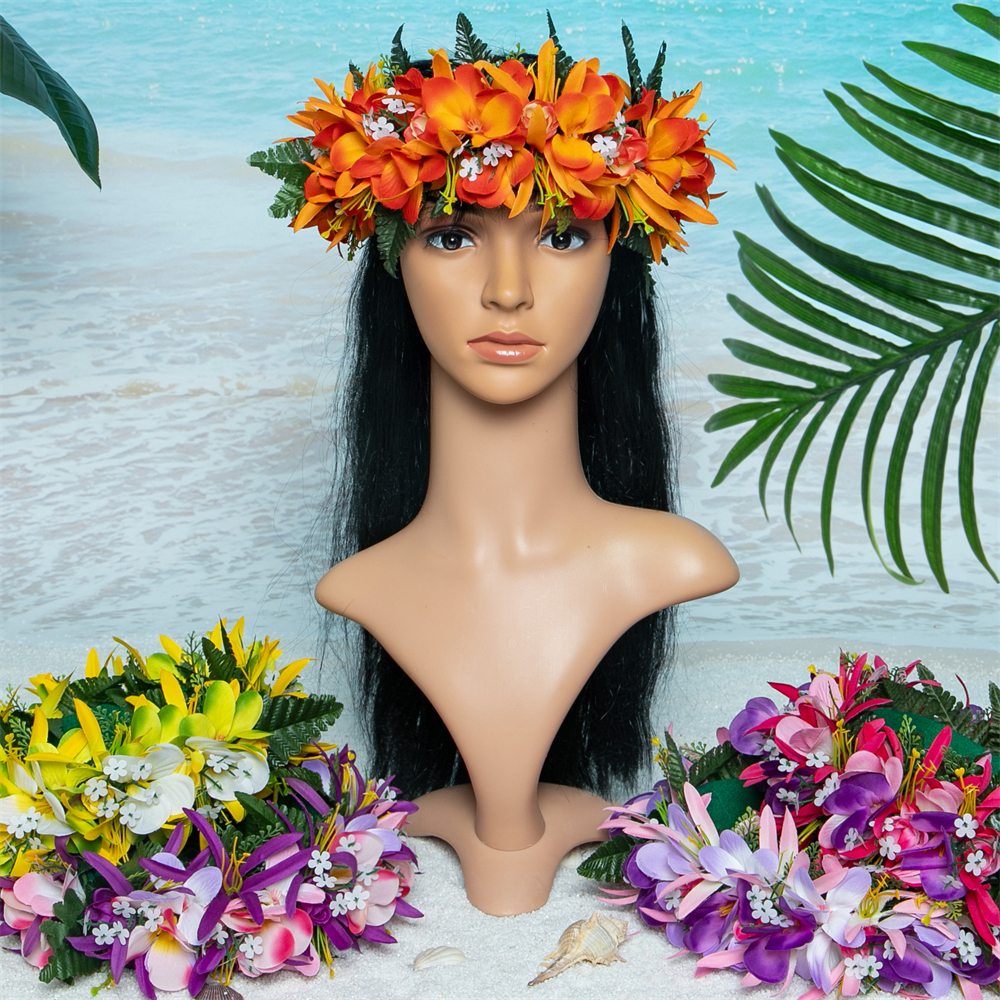 hawaiian flower headpiece