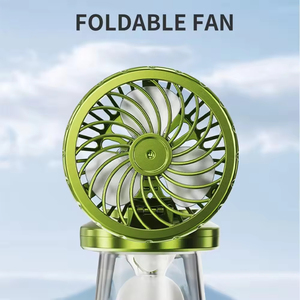 Portable Camping Lantern <b>USB</b> Rechargeable Solar Power Charging Multifunctional <b>Lamp</b> New Fan Light Strong Winds Outdoor Lighting - Product Image 3