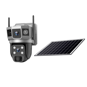 Cámara <span class=keywords><strong>de</strong></span> Seguridad V380 App, Versión WIFI, Sensor CMOS <span class=keywords><strong>de</strong></span> 5MP, con Alarma por Voz, Detección Humanoide, Doble Lente, Triple Pantalla, para Uso en Exteriores - Product Image 3