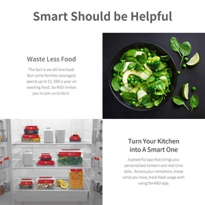 Modern Custom Logo <strong>Vacuum</strong> OEM Fridge Kitchen Smart <strong>Seal</strong> Meal Prep BPA Free Plastic Food Storage <strong>Container</strong> - Product Image 4
