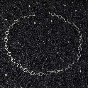 Collar de Cadena con Forma de Corazón de Acero Inoxidable, Diseño Personalizado de Hiphop, Collares Unisex de Moda, Joyería al por Mayor - Product Image 3