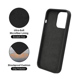 Funda personalizada de silicona líquida OEM para Samsung Galaxy S23 S24, funda de teléfono con fibra ultrafina, anticaída, silicona amarilla - Product Image 3