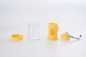 Récipient de stockage d'aliments pour animaux domestiques hermétique empilable et peu encombrant 3 tailles S M L 50ml 75ml 160ml pour l'organisation de garde-manger de <span class=keywords><strong>croquettes</strong></span> sèches - Product Image 6