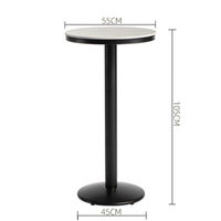 Ensemble table et chaises de bar haut pour événements comptoir de bar mobilier commercial