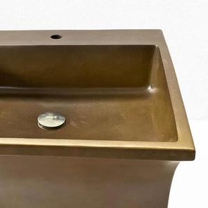 Fregadero de baño ecológico de alta calidad, muebles de cemento para el hogar, encimera de hormigón, tocador de baño - Product Image 3