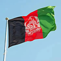 Drapeau afghan promotionnel en gros, bannière personnalisée pas chère, drapeau de l'Afghanistan en polyester