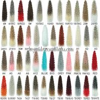 Jessica Hair Deep Wavy Twist Crochet Synthétique Crochet Tresses Ombre BlondeHaute Température Fibre Tressage Air Curl Cheveux En Vrac