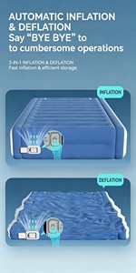 Colchón Inflable Automático de PVC Flocado Moderno con Respaldo Móvil y Bomba de Aire Integrada para Muebles del Hogar - Product Image 3