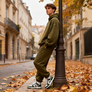 TKAN372 Sudadera con capucha para hombre personalizada Unisex algodón de gran tamaño polar gota hombro francés Terry Sudadera con capucha ropa de calle de peso pesado chándal - Product Image 2