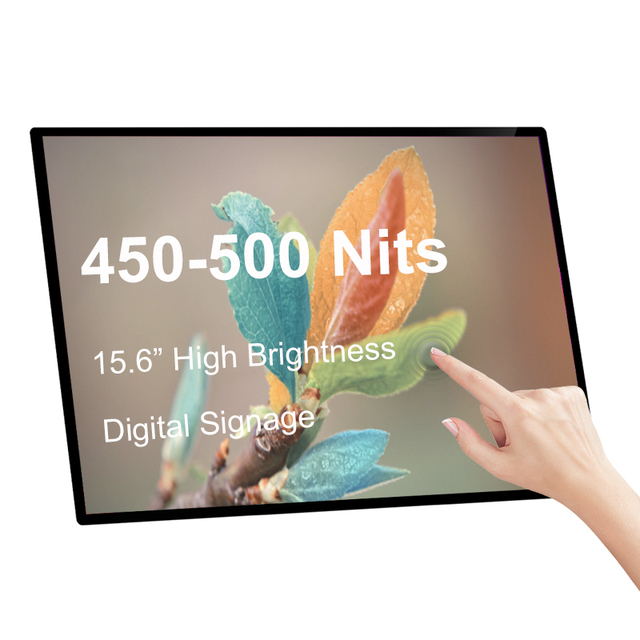 450 Nits 15.6" LCD Android Tablet with SDK WiFi Touch Screen Commercial High Brightness 2GB+32GB Wall Mounted