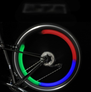 <strong>Bicycle</strong> Spoke <strong>Lights</strong> Mountain Bike Willow Leaf Steel Wire <strong>Light</strong> Colorful Hot Wheels Silicone <strong>Light</strong> Cycling Fixture and <strong>Fitting</strong> - Product Image 4