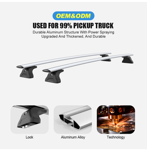 Accessori Pickup 4x4 portabagagli in lega di alluminio traversa universale per <span class=keywords><strong>coperchio</strong></span> a rullo copertura Tonneau - Product Image 4