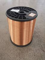 Venta Directa de Fábrica de Alambre de Aluminio Revestido de Cobre Esmaltado de Alta Calidad, Alambre ECCA de 0.1-5.0 mm