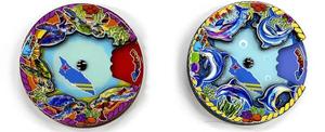 Imanes Redondos Personalizados para Refrigerador con Diseño de Flamenco, Loro, Delfín y Tortuga - Product Image 2