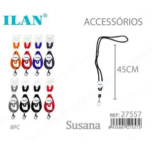 Laccetto Personalizzato Ilan 45Cm con Clip per Carta d'Identità e Chiavi - Product Image 3