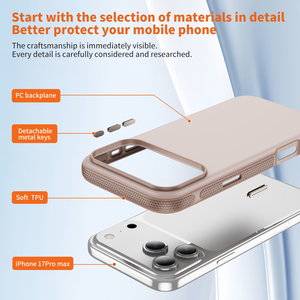 Custodia Protettiva Bicolore Antiurto Antipolvere per iPhone 17 <span class=keywords><strong>Pro</strong></span> Max 16E 17Air 14 15 17 Plus <span class=keywords><strong>13</strong></span> 12 <span class=keywords><strong>Pro</strong></span> - Product Image 3
