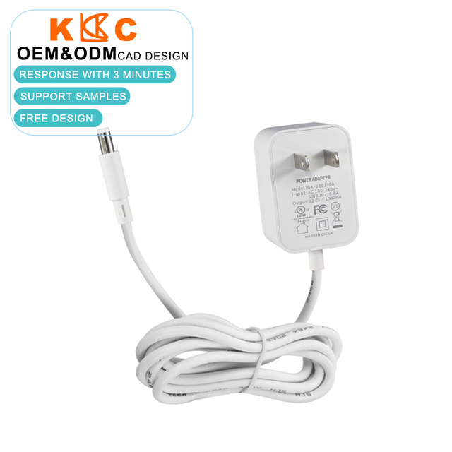 White 5V 2A DC 2.1mm Plug-In ABS Power Adapter for Laptop with AC Input
