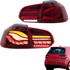CYH Nouveau Golf <span class=keywords><strong>6</strong></span> MK6 2010-2014 (SAUF Cabrio/GTI/ConveCYHible) avec clignotants séquentiels ambrés et feux arrière OLED 3D - Product Image 1