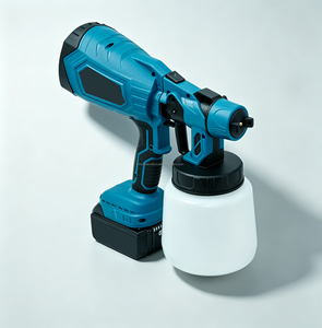 Pistolet à peinture électrique sans fil MKT <span class=keywords><strong>18V</strong></span> Li-ion, pulvérisateur HVLP portatif pour peinture murale avec débit réglable - Product Image 2