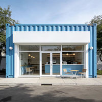 Conteneur de magasin moderne extensible en acier de 10 pieds, idéal pour café, bar, restaurant rapide, hôtel, appartement
