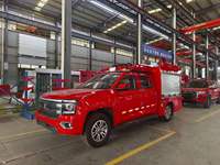 Camionnette mobile polyvalente 4x4, mini-camion de pompiers, capacité de 1500 litres