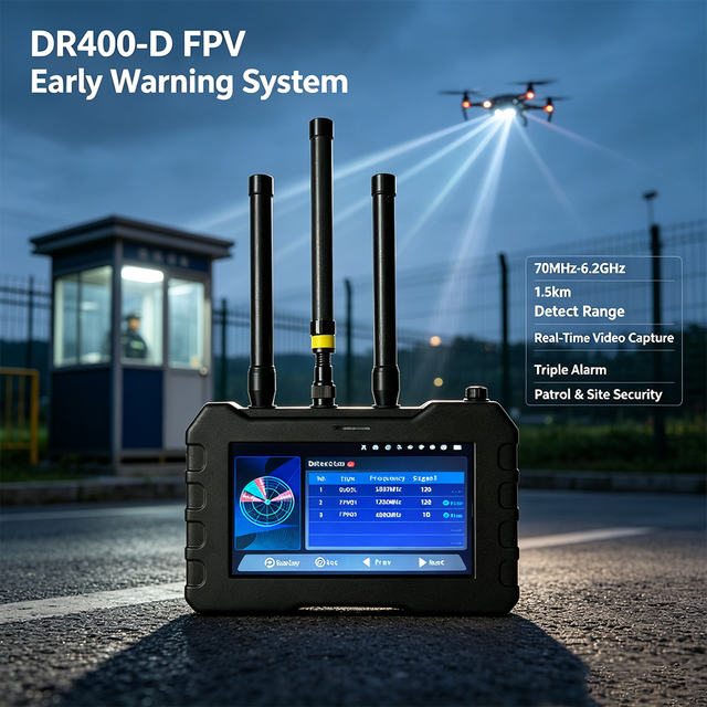 FPV Detection Portable Handheld Drone Detection and Video Transmission Signal Interception Device