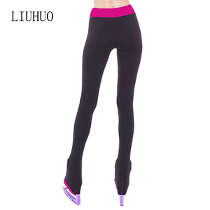 LIUHUO <span class=keywords><strong>Pantaloni</strong></span> Aderenti Invernali per Allenamento di Pattinaggio Artistico per Bambine - Product Image 3
